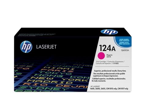 Toner HP LaserJet 124A Magenta 2000 páginas (Q6003A)
