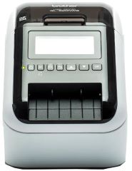 Impresora de Etiquetas Profesional Ql-820nwb USB 2.0 Ethernet Wifi Bluetooth Mfi Tecnologia Termica Directa Impresion 110 Etiquetas por Minuto Impresion Codigos Barras Impresion Logotipos Corte Automatico Ancho Maximo 62mm Impresion Negro y Rojo con el