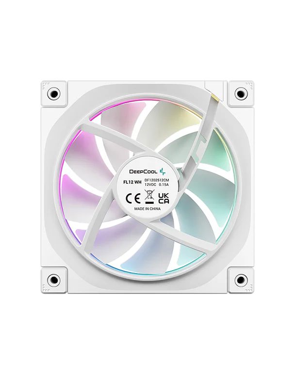 Ventilador DeepCool FL12R ARGB Blanco(R-FL12R-WHAPN1-G)