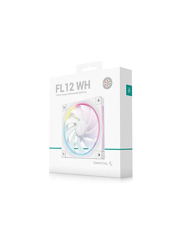 Ventilador DeepCool FL12R ARGB Blanco(R-FL12R-WHAPN1-G)