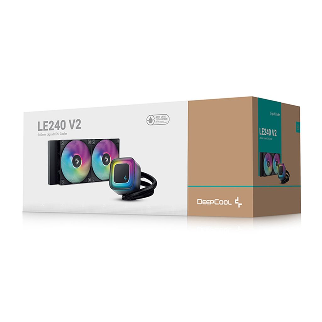 Ref. Líq. DeepCool LE240 V2 Negra (R-LE240-BKAMMC-G-2)