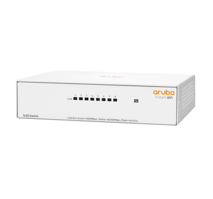 Switch HP Aruba 1430 8xRJ45 GbE Blanco (R8R45A)