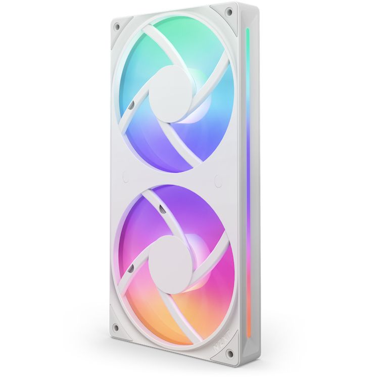 Ventilador CPU NZXT 2x120mm RGB Blanco (RF-U24HF-W1)