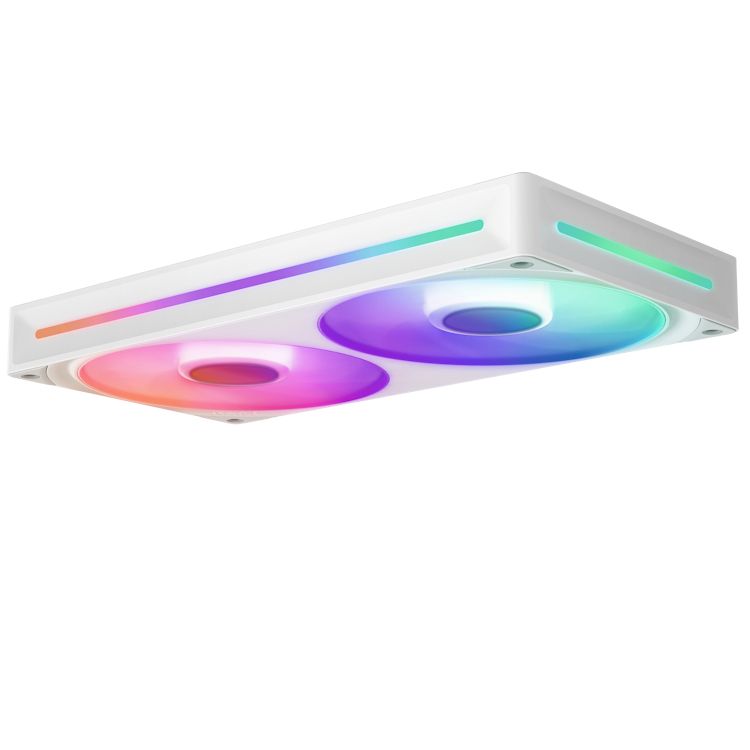 Ventilador CPU NZXT 2x120mm RGB Blanco (RF-U24HF-W1)
