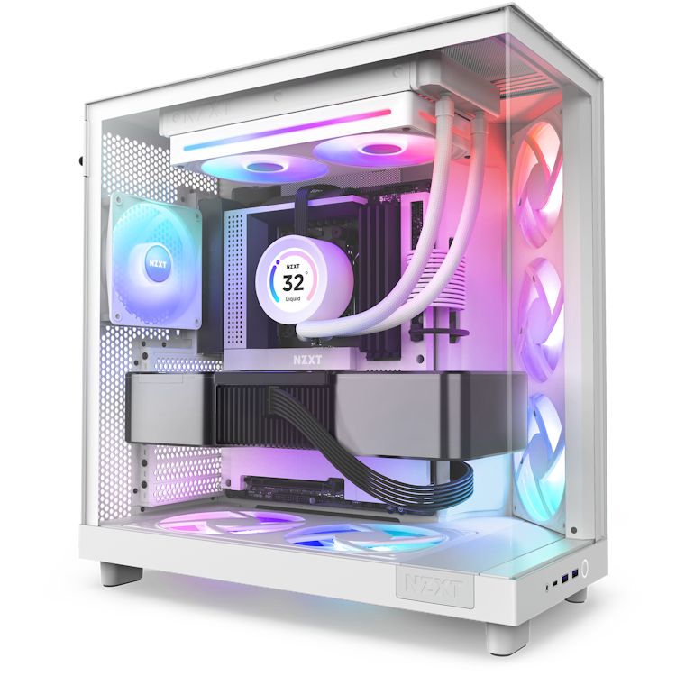Ventilador CPU NZXT 2x120mm RGB Blanco (RF-U24HF-W1)