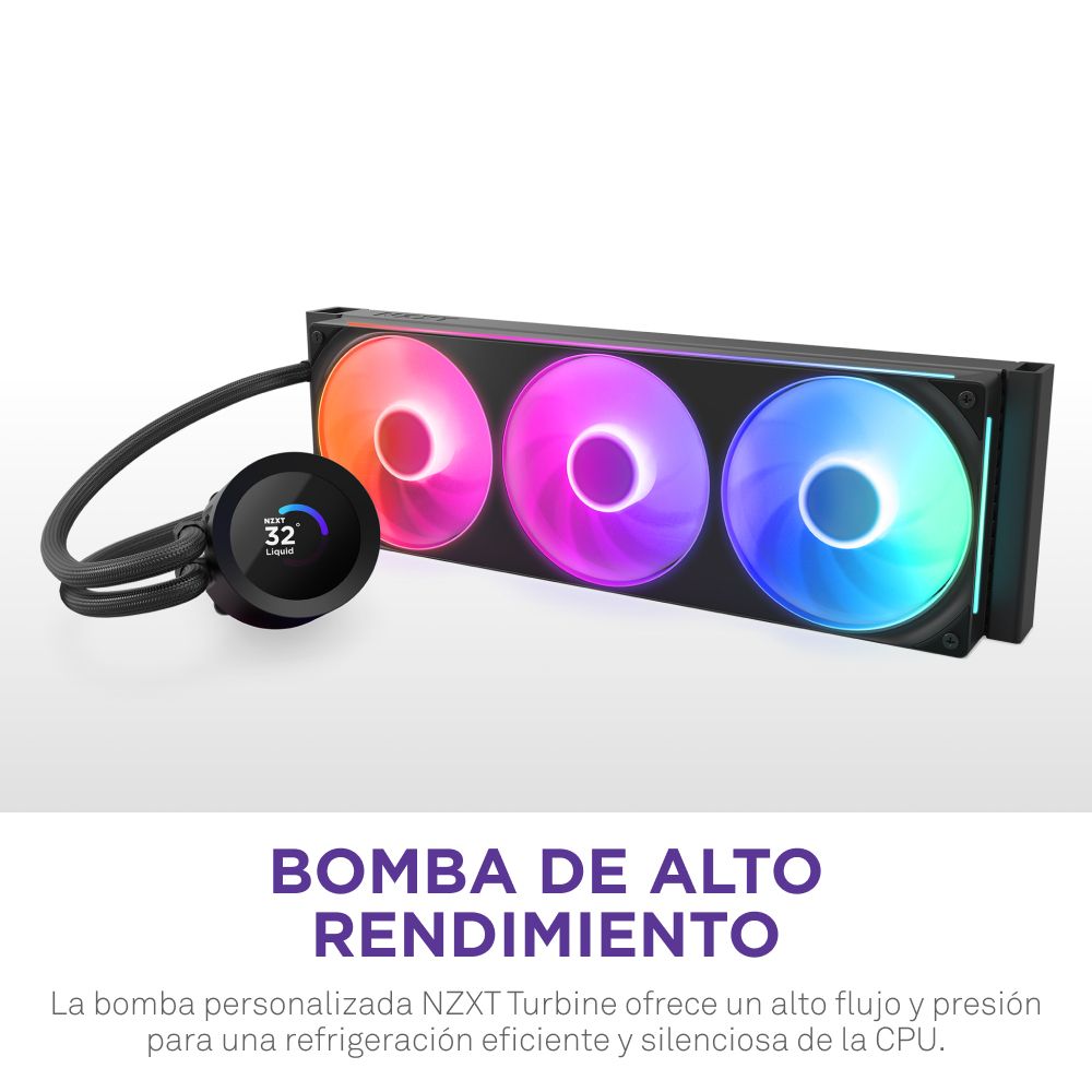 Ref.Líq. AOI NZXT Kraken Plus 360 RGB (RL-KR360-B2)