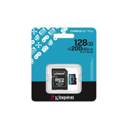 Kingston Micro SDXC 128Gb + Adaptador SD (SDCG4/128GB)