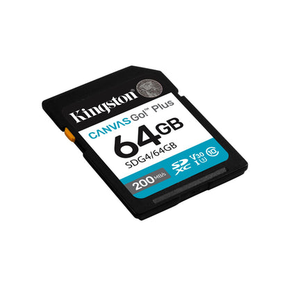 Kingston SDXC Canvas Go Plus 64Gb Gen4 (SDG4/64GB)