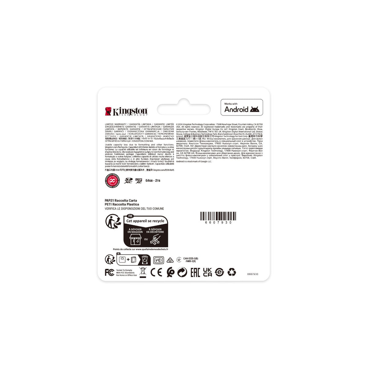 Kingston Canvas Selec Plus SDXC 1Tb CL10 (SDS3/1TB)