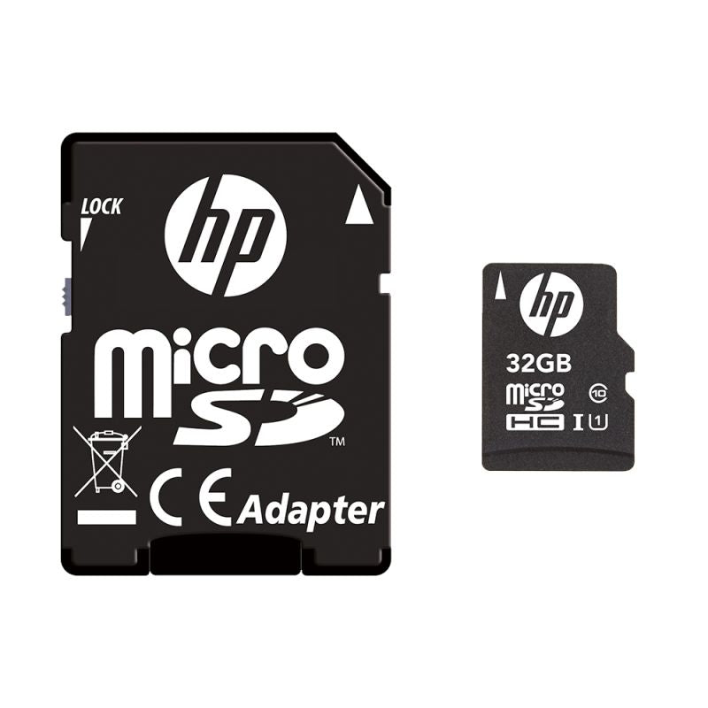 HP Micro SDHC 32Gb UHS-I Clase 10 (SDU32GBHC10HP-EF)