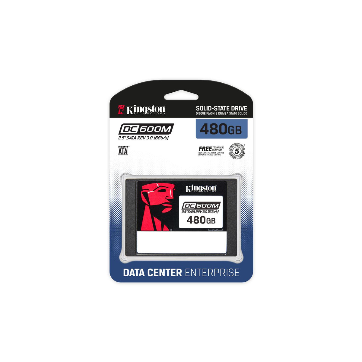SSD Kingston 2.5" 480Gb SATA3 TLC NAND (SEDC600M/480G)