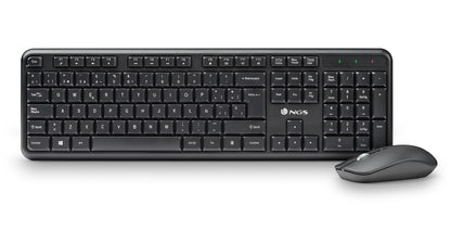 Teclado+Ratón NGS Wireless Negro (SERENITYKITSPANISH)