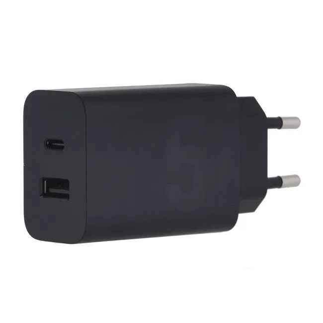 Cargador de Pared Motorola 50W USB-A/C Negro (SJMC502)