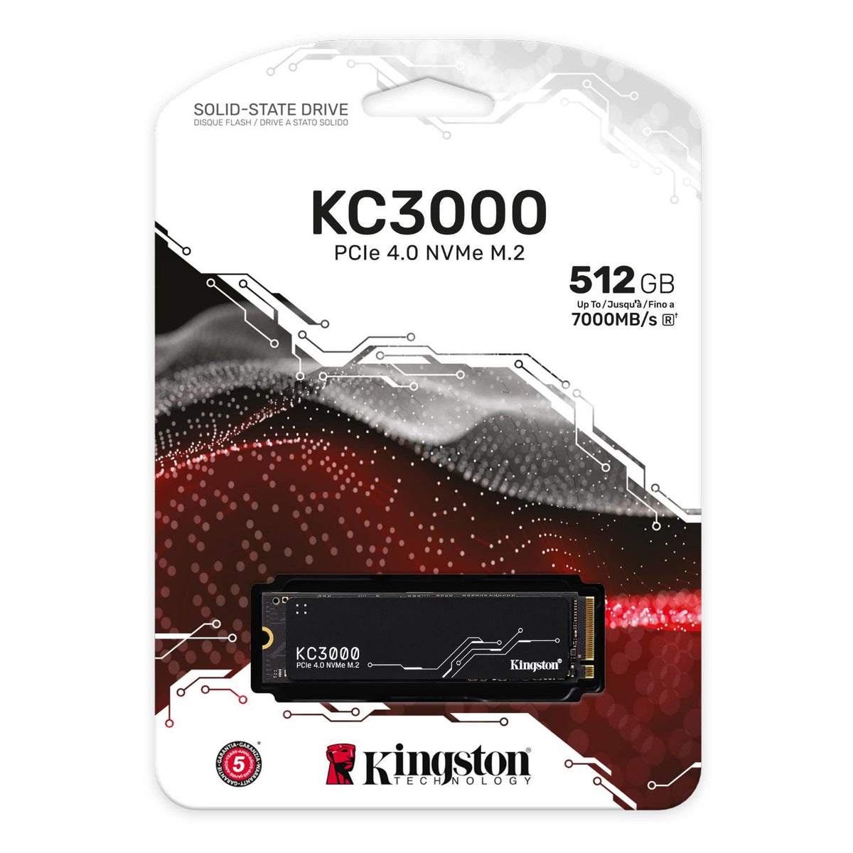 SSD Kingston KC3000 512Gb M.2 NVMe PCIe (SKC3000S/512G)