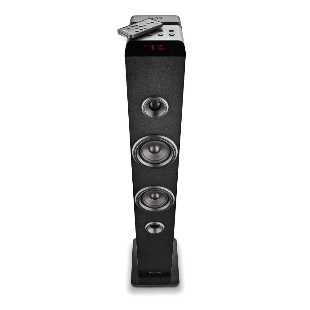 Torre de Sonido NGS 80W BT/USB Negra (SKYCHARMPRO)