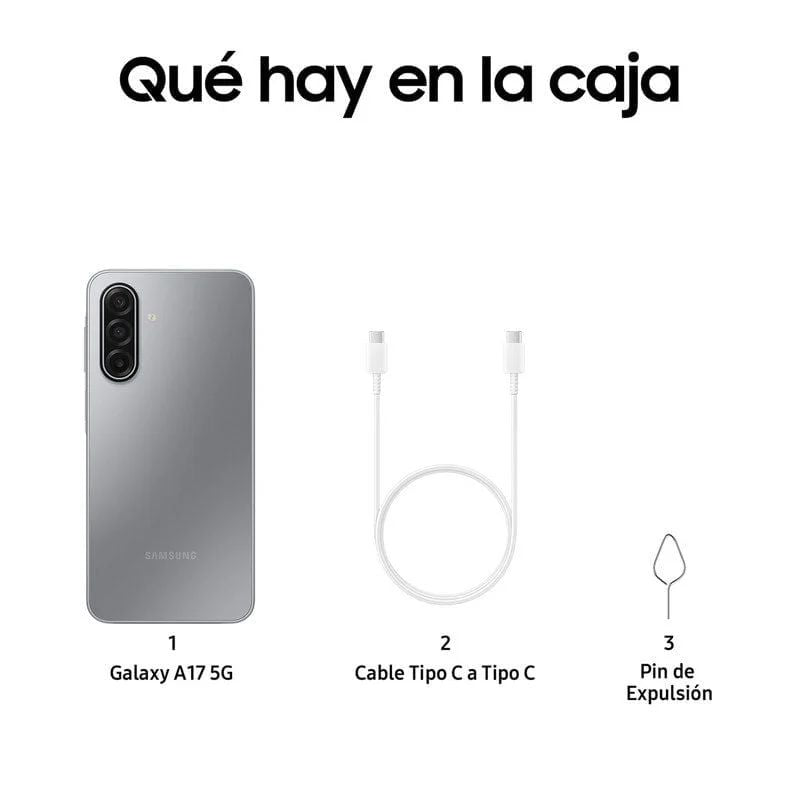 Smartp Samsung A17 6.7" 4Gb 128Gb 5G Gris (SM-A176BZ)