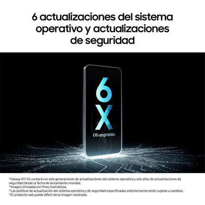 Smartp Samsung A17 6.7" 4Gb 128Gb 5G Gris (SM-A176BZ)