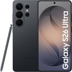 Smartphone galaxy s26 ultra RAM 12gb 512gb pantalla 6.9' 5g enterprise edition DUAL SIM / esim NFC procesador exynos 2600 octa core camara frontal 12 MP cuatro camaras traseras 200 MP resolucion de video 8k  bateria 5000mah android 16 color negro