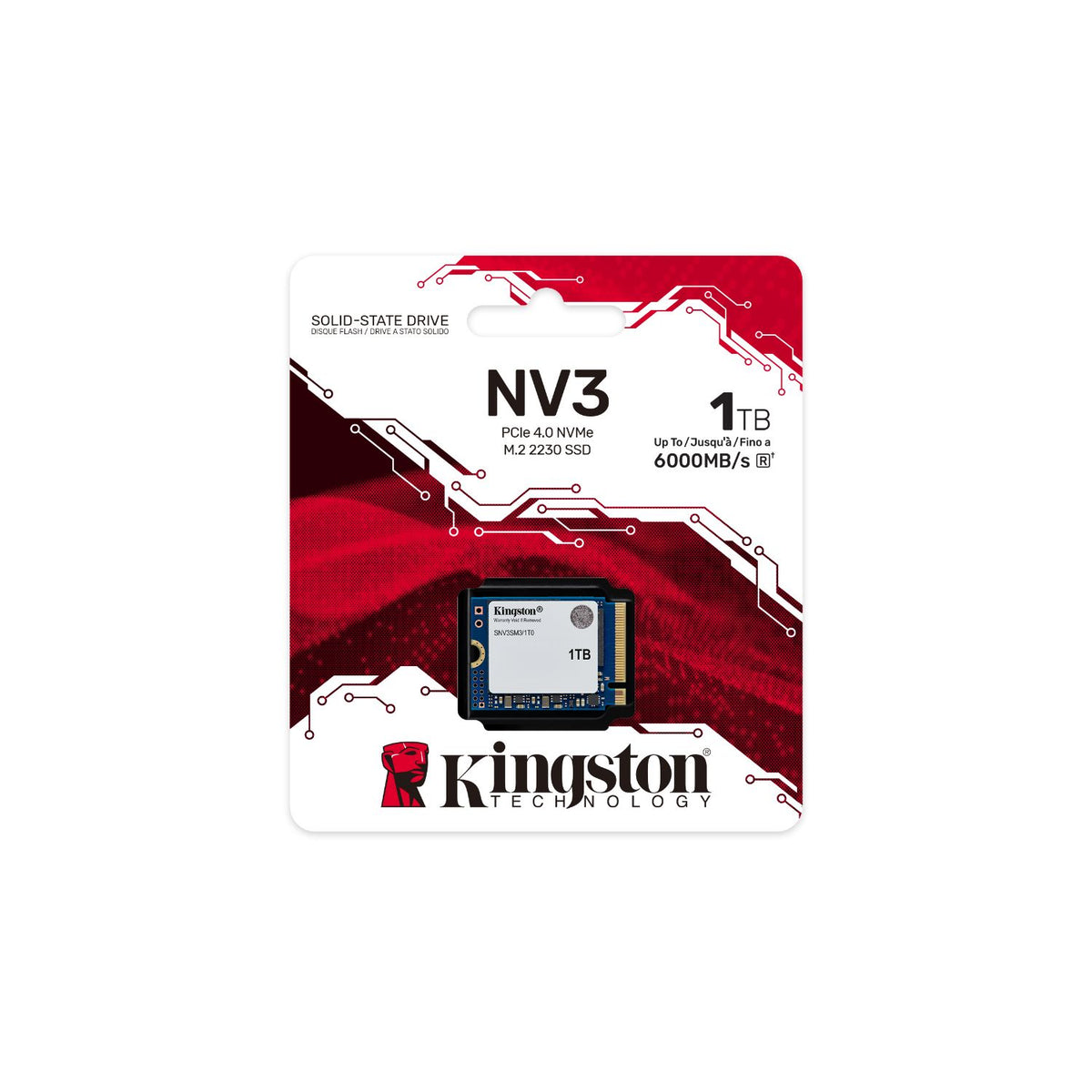 SSD Kingston 1Tb M.2 2230 NVMe PCIe 4.0 (SNV3SM3/1T0)