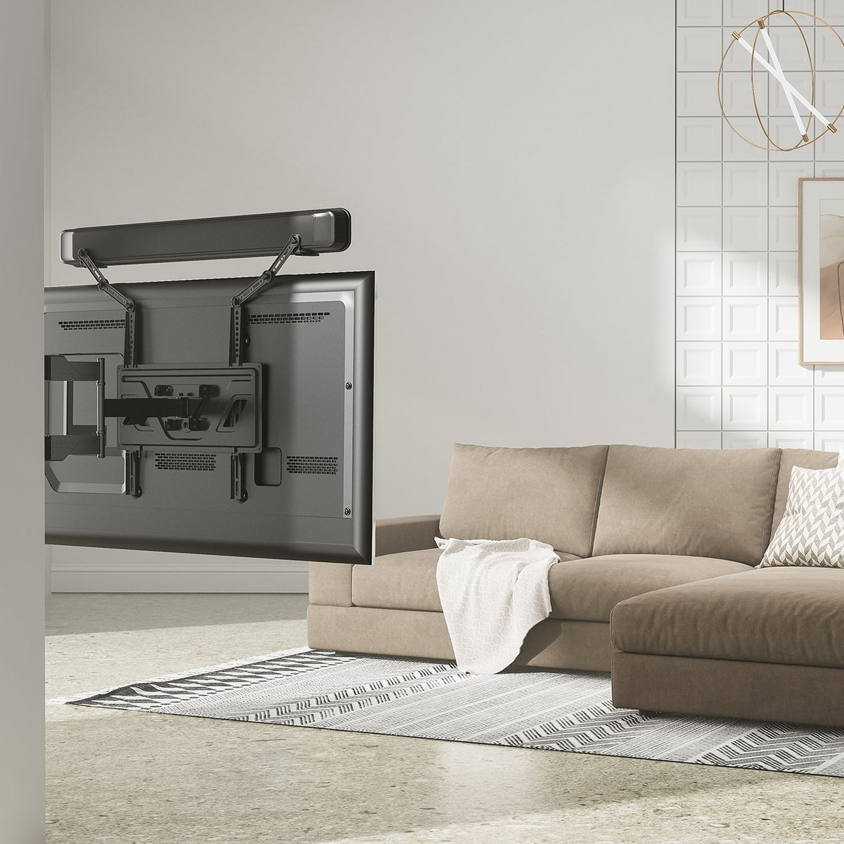 Soporte AISENS para Barra de Sonido Negro (SPK04U-377)