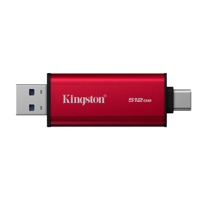 SSD Kingston 512Gb Dual USB-A/C 3.1 Negro/Rojo (SPSD/51
