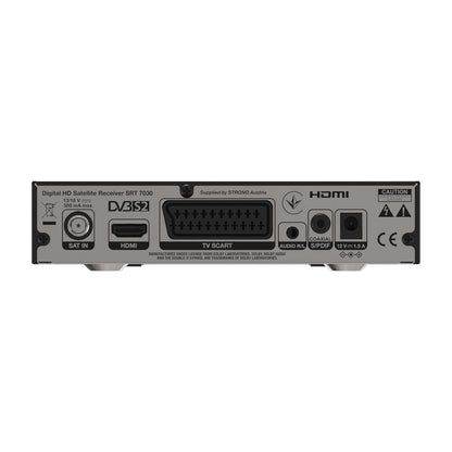 Receptor Satélite Strong HD Grabador Negro (SRT7030)