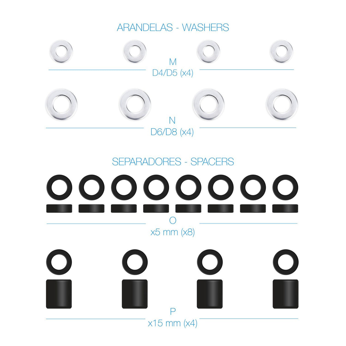 Kit de Montaje Universal TOOQ para pantallas (SSK4820)