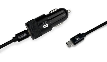 Cargador Coche SUBBLIM USB-A/C Cable USB-C (CHG-5CPD02)