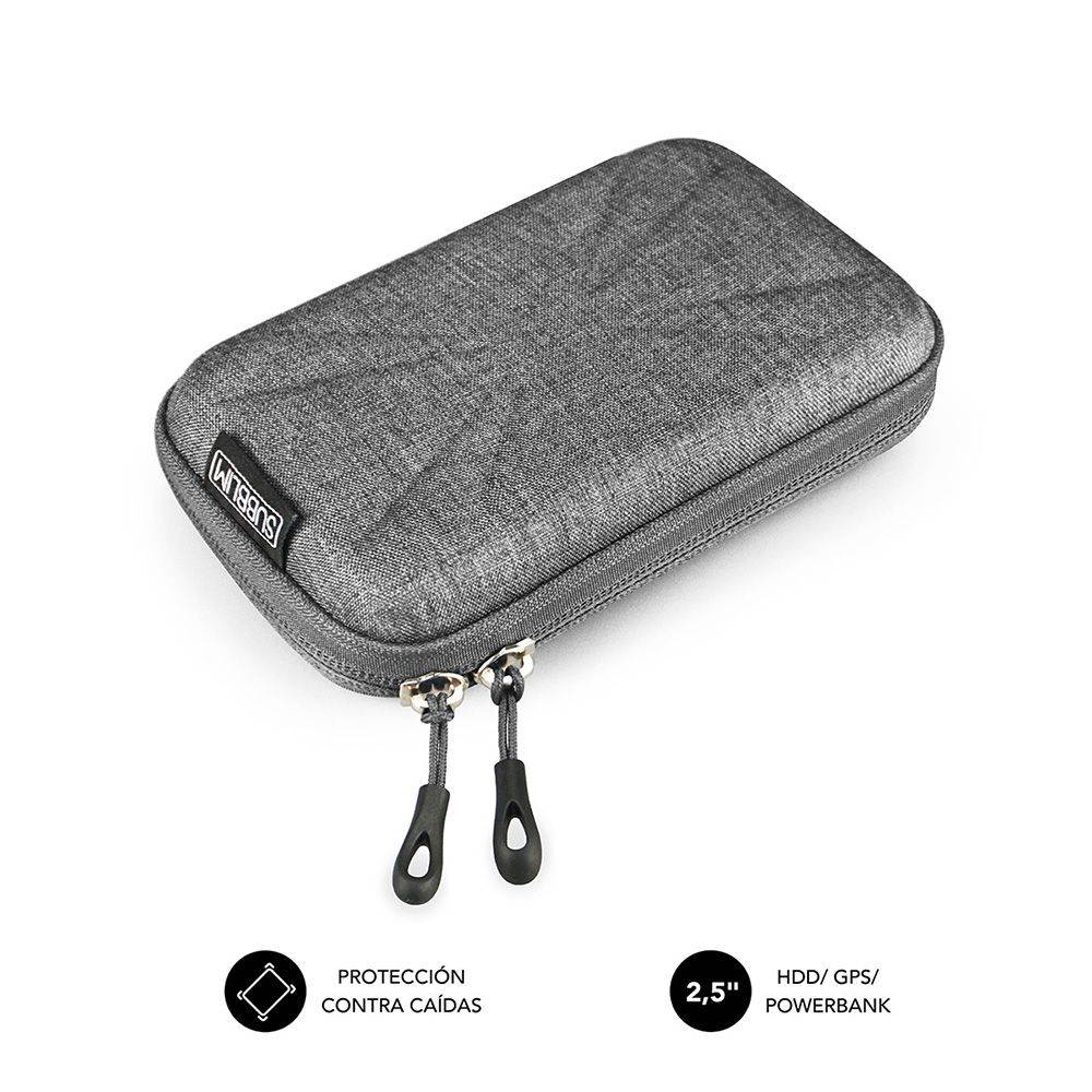 Funda SUBBLIM HDD Business 2.5" Gris (SUB-HDD-HBC002)