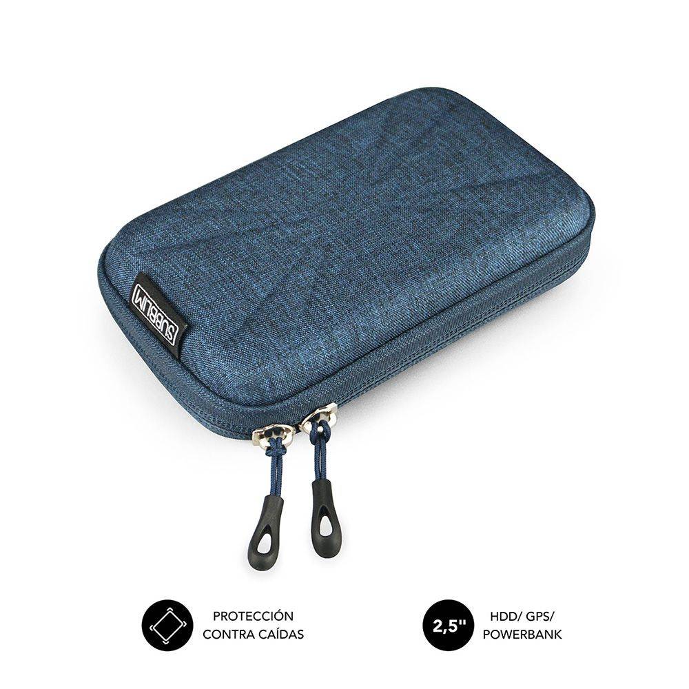 Funda SUBBLIM HDD Business 2.5 Azul Oscuro (HDD-HBC003) (SUB-HDD-HBC003)