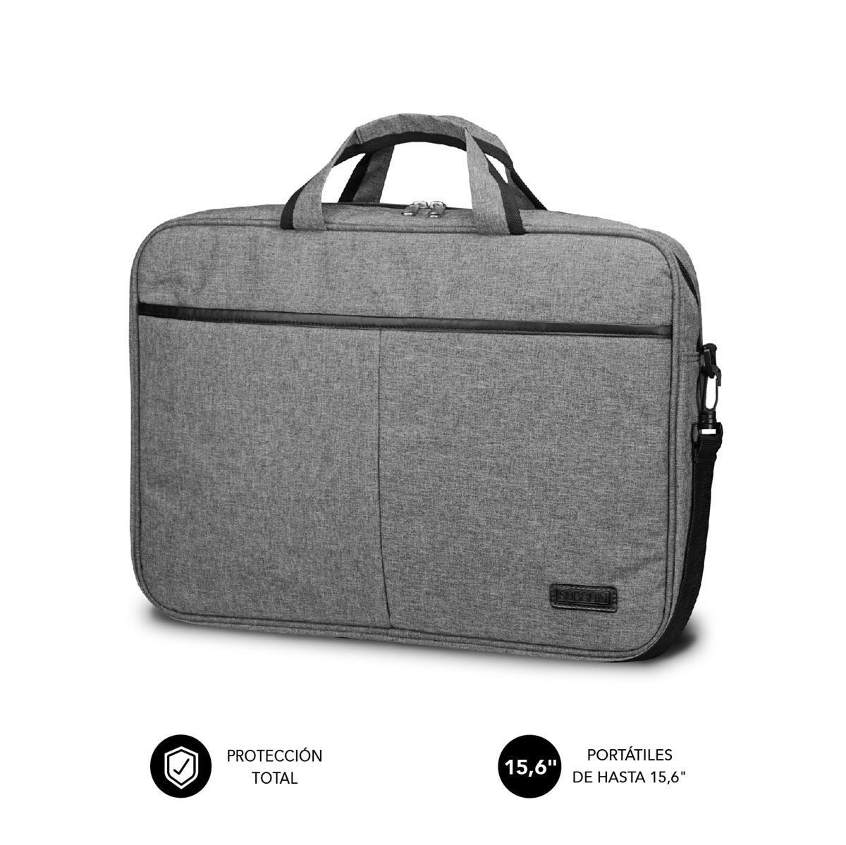 Maletín SUBBLIM Elite 15.6" Poliéster Gris (3ELB010)