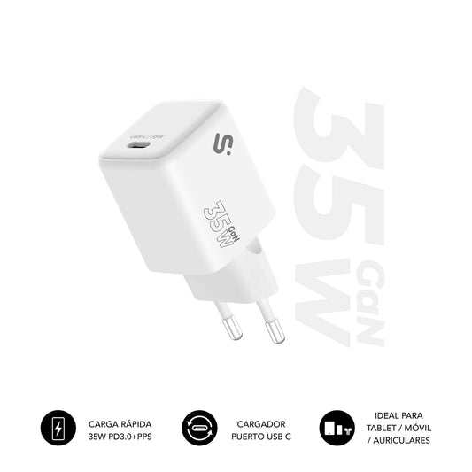 SUBBLIM GaN 35W Wall Charger 1xUSB-C (SUBCHG-6G3510)
