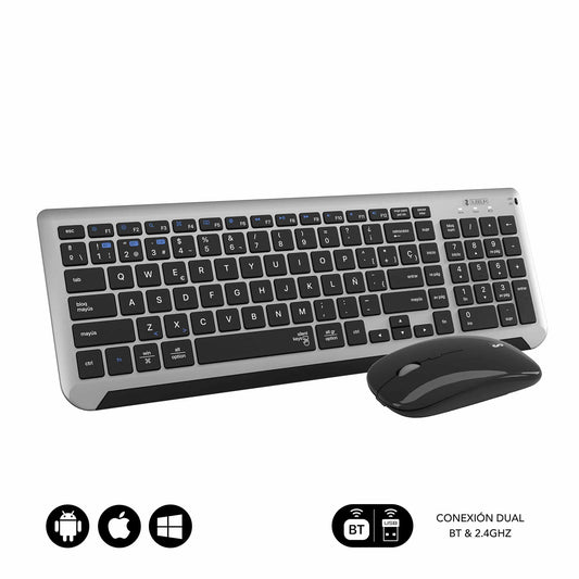 T+SUBBLIM Dual Prestige Black/Grey Mouse (SUBKBC-DCEP20)
