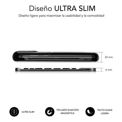 Funda+Teclado SUBBLIM BT Tab M11 Negra