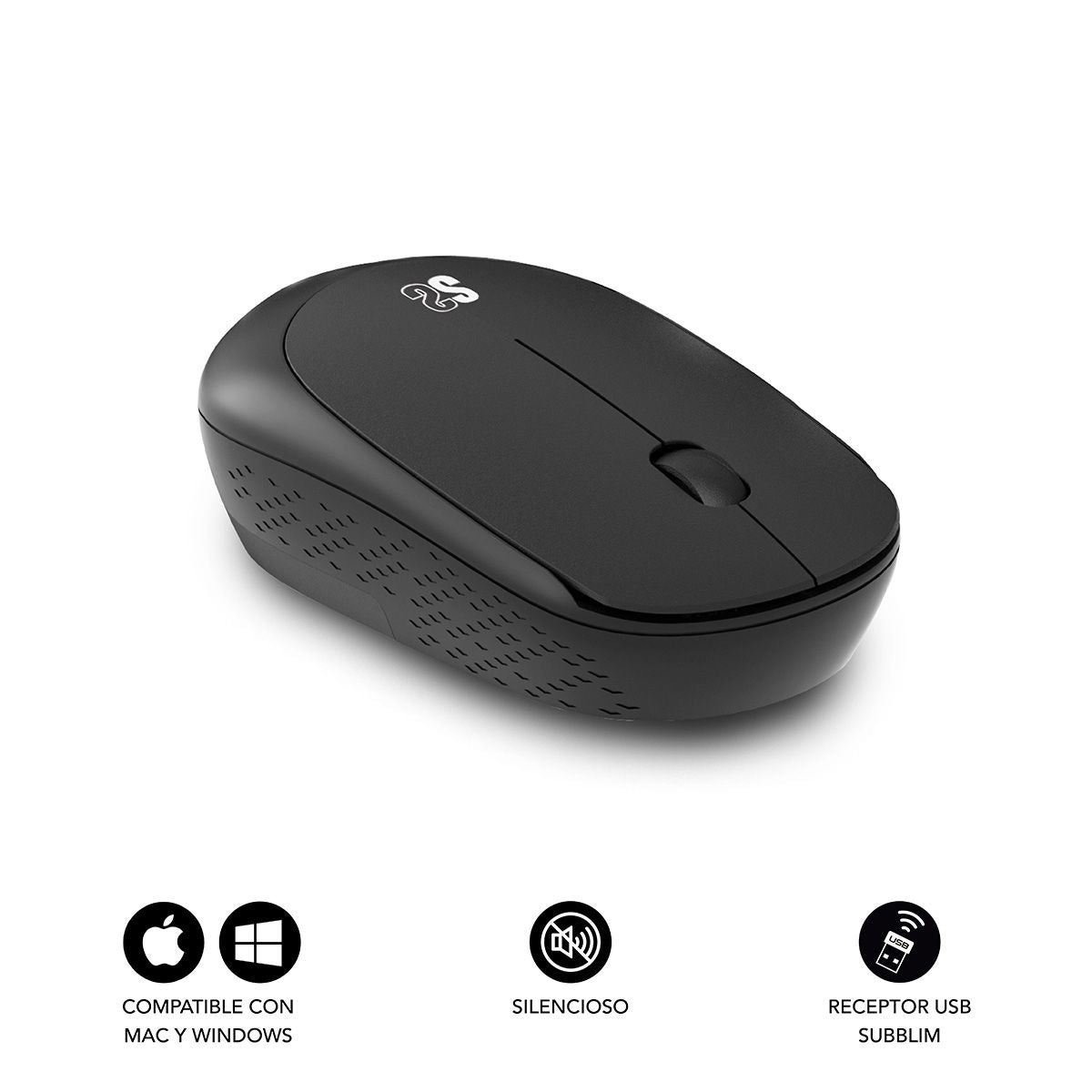 Ratón SUBBLIM Business Plus Negro (SUBMO-B2SW010)