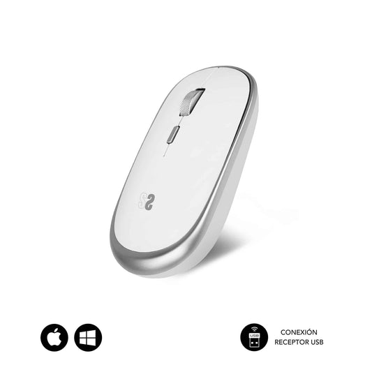 Ratón SUBBLIM Óptico RF 1600dpi Plata (SUBMO-RFM0001)