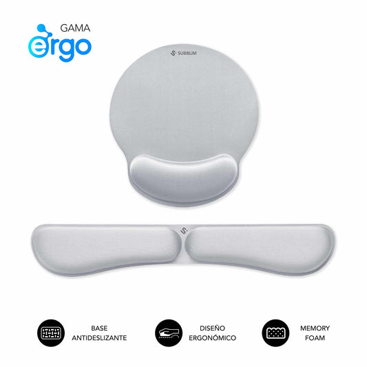 SUBBLIM Ergo Wrist Rest/Mouse Mat (SUBMP-04E021)
