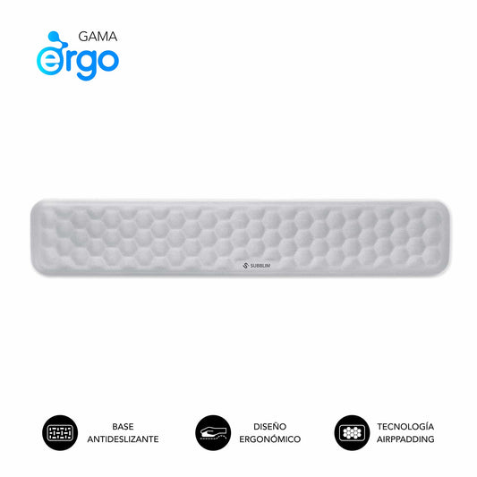 Reposamuñecas SUBBLIM AirPadding Plata (SUBMP-04E031)