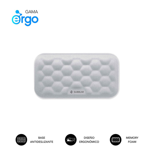 Reposamuñecas SUBBLIM AirPadding Plata (SUBMP-04E041)