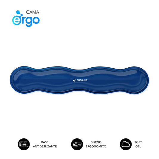 Reposamuñecas SUBBLIM Ergo Cristal Flex (SUBMP-04E080)