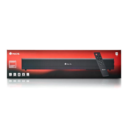 Barra de Sonido NGS 40W 2.0 Bluetooth Negro (SUBWAY)