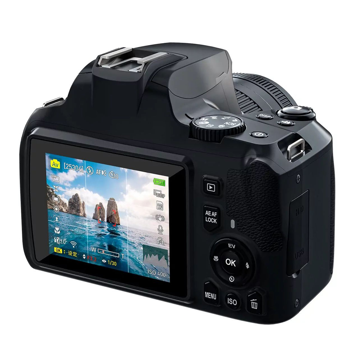Cámara Digital Swiss Go SG500 3" 64Mp 16X (SWI400210)
