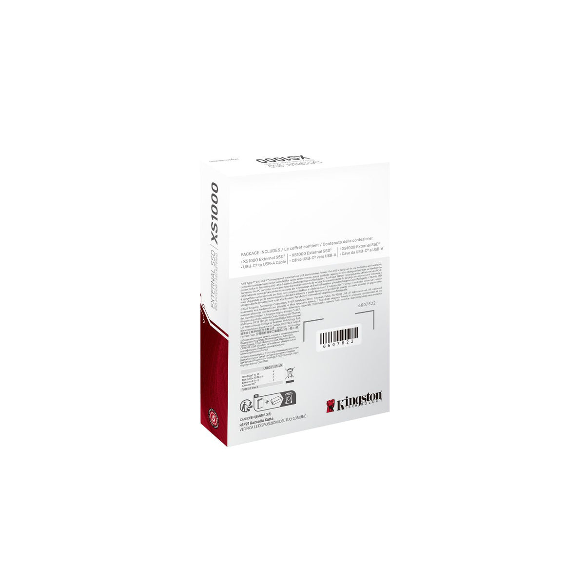 SSD Kingston 1Tb USB-C 3.1 Negro (SXS1000/1000G)