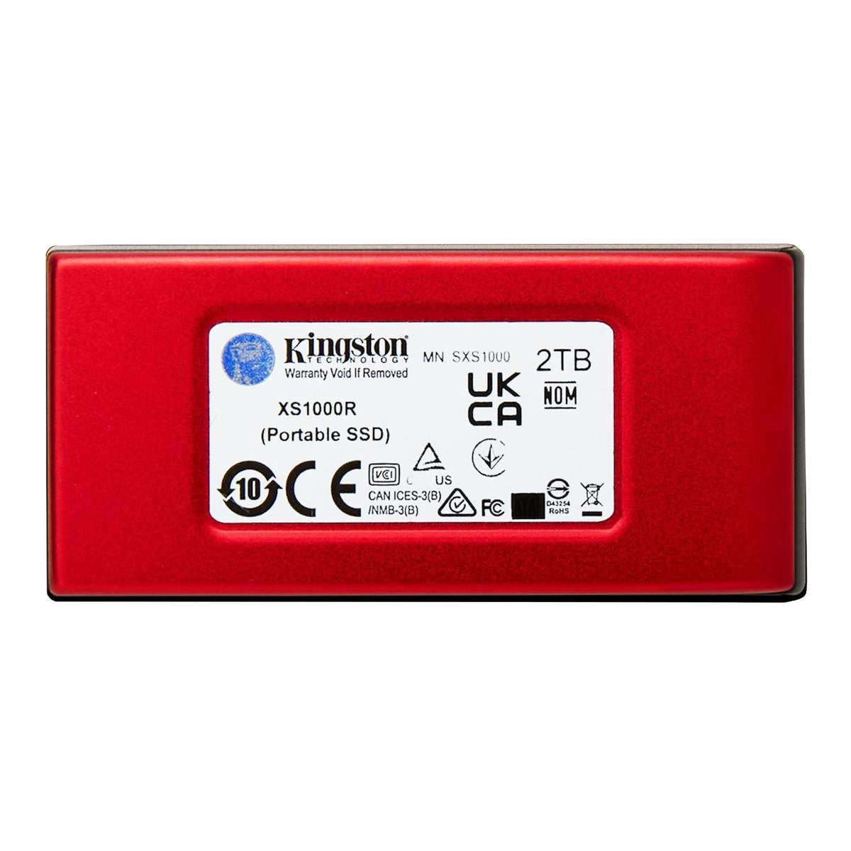 SSD Kingston XS1000 2Tb USB-C 3.1 Rojo (SXS1000R/2000G)