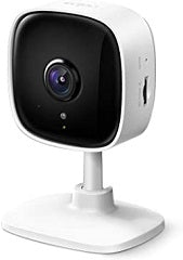 Camara videovigilancia interior fija tapo tc60 IP WIFI full HD vision nocturna alerta movimientos y notificaciones audio dos vias alarma sonido y luz soporta microsd hasta 128gb modo privacidad