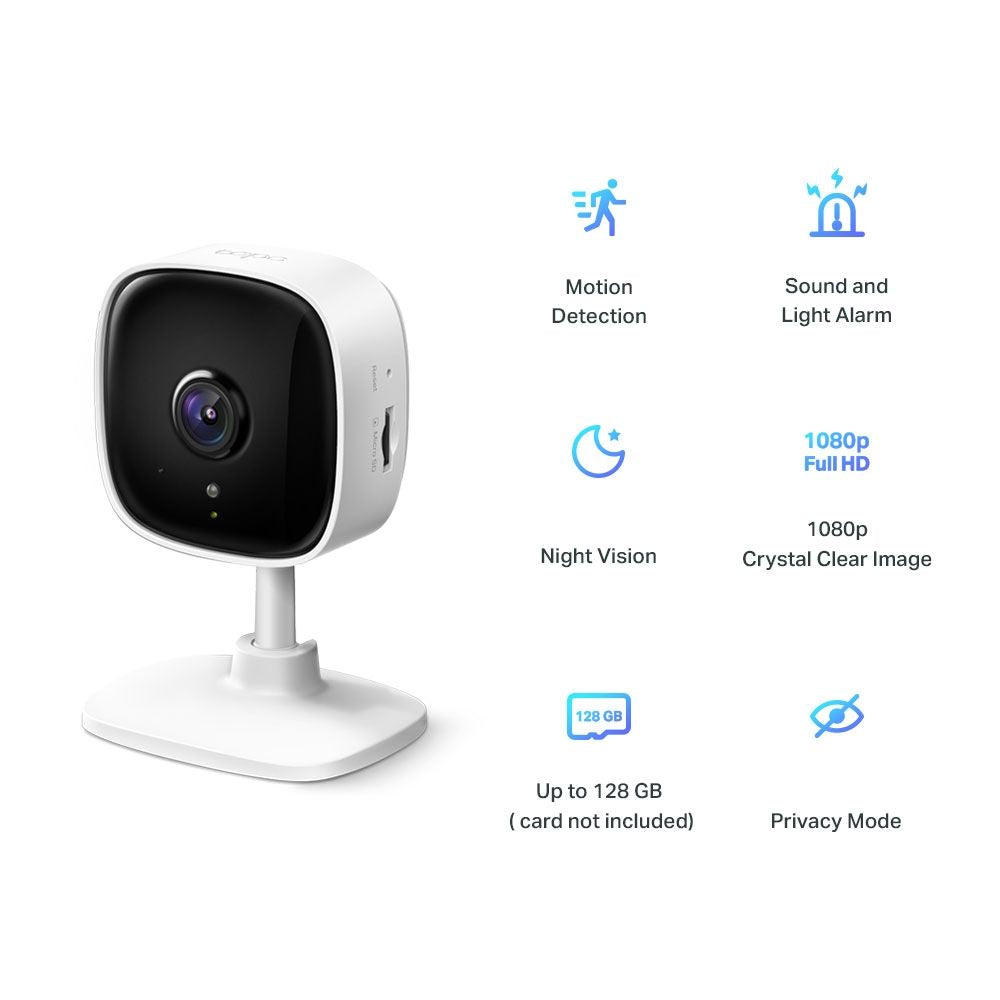 Cámara IP TP-Link 2Mp FHD WiFi Nocturna Interior (TC60)