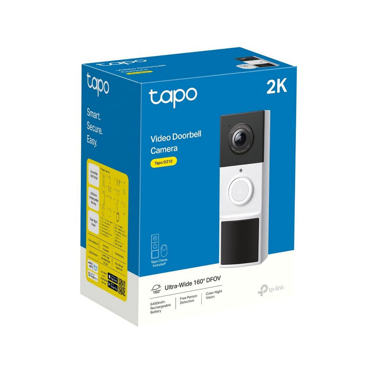 Videoportero TP-Link Doorbell WiFi con Timbre (TD21)