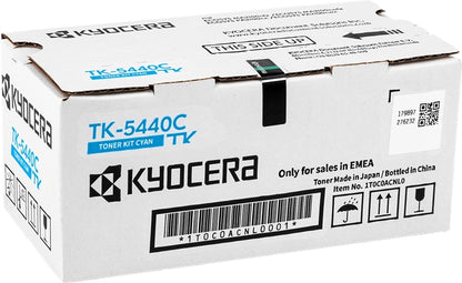 Kyocera TK5440 Cyan Cartucho de Toner Original - 1T0C0ACNL0/TK5440C. 2.400 Paginas