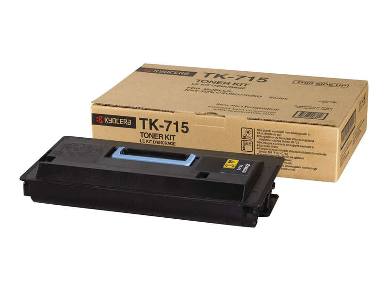 Kyocera TK715 Black Original Toner Cartridge - 1T02GR0EU0