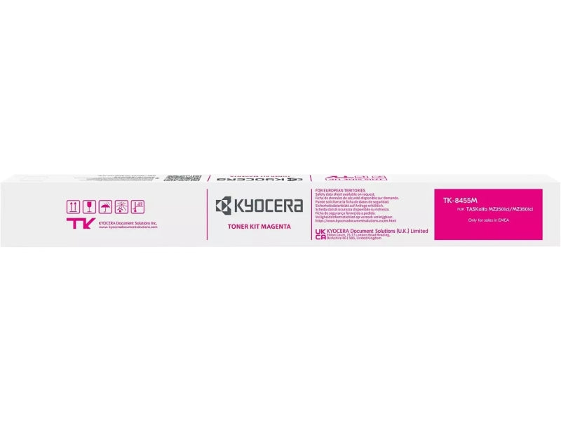 Kyocera TK8455 Magenta Original Toner Cartridge - 1T0C2MBNL0/TK8455M